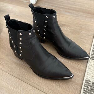 Marc Fisher studded ankle booties